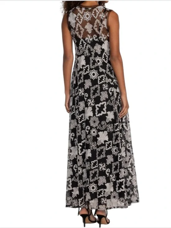 Johnny Was Mazzy Bias Dress, an elegant A-line maxi designed for flared, size S - Picture 4 of 16